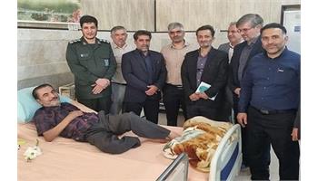گزارش تصویری / دیدار و عیادت همکاران از جانبازان معزز بستری در آسایشگاه شهید رجایی